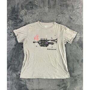 Len Davis Gap‎ (RED) T-Shirt Women's Small Trumpet Design Limited Edition